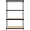 Lorell Narrow Steel Shelving 48" Height x 30" Width x 12" Depth 66963